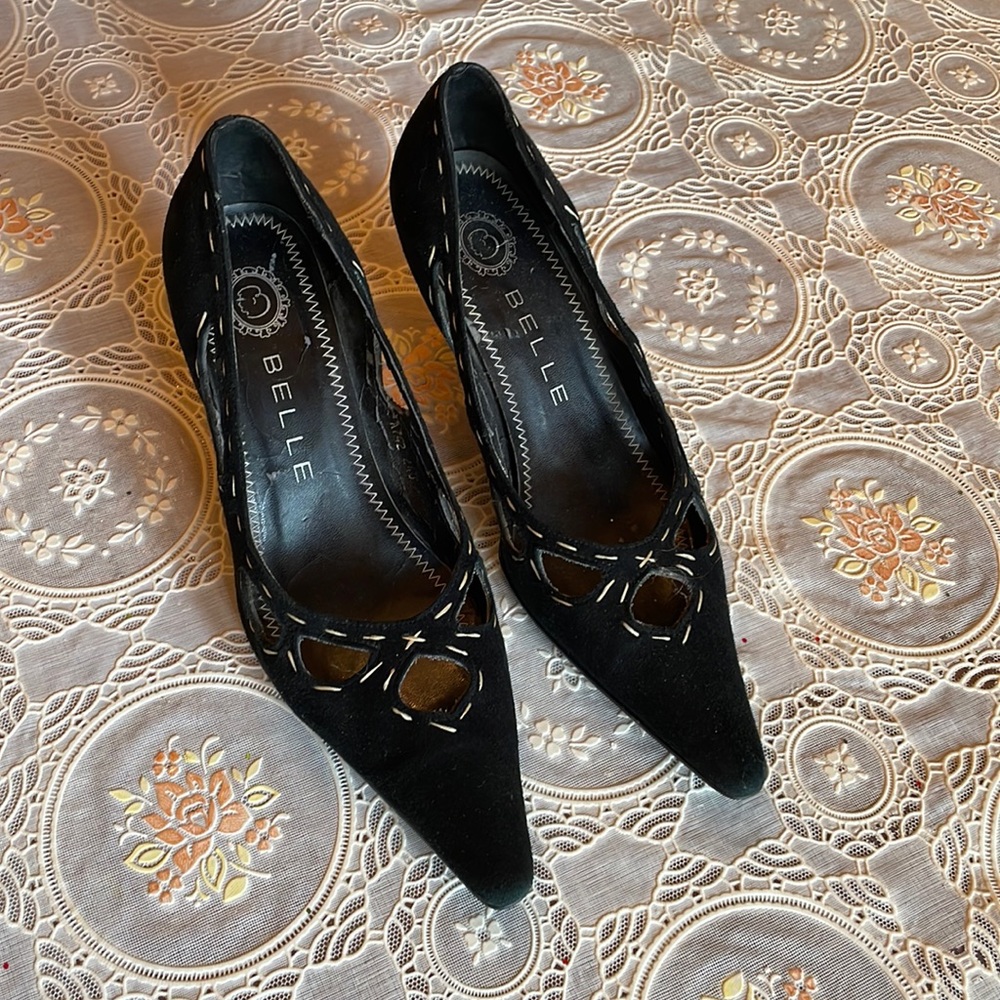 Pair of Belle high heels.